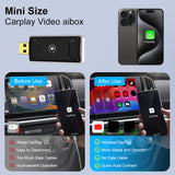 Auto Adapter Android 12 To Wireless Carplay Dongle Plug & Play for Wired CarPlay Cars