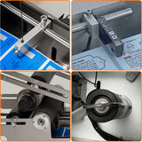 Semi Automatic Round hine 120W 220V/110V Adjustable Labeg Label Applicator Stainless Steel Bottle Labeler