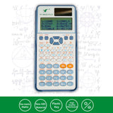 Scientific Calculators Math Calculator with 417 Function HD Dot Matrix Display 96*31) Dual Power Supply Ideal for School Office