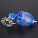 PVC Self-help Manual Resuscitator Bag Kit For Simple Breathing Apparatus Tool Respiration Resuscitation Blue Children