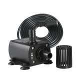Decdeal Ultra-quiet Mini DC12V 10W Brushless Water Pump with 5.5*2.1mm Female Waterproof Submersible Fountain Aquarium