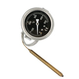 304 Stainless Steel Pizza Electric Oven Bread Kiln Thermometer Pointer Display 500 Degrees Temperature Gauge