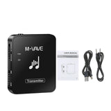 M-VAVE WP-10 2.4GHz Wireless Earphone Monitor System Rechargeable Transmitter Receiver Support Stereo Mono Recording Function