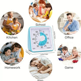 1pc, Visual Analog Silent Countdown Timer for Students, Teachers, Cooking, Baking, Sports, Games, and Office Use