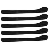 9 Pcs Thick Non- Elastic Sport Headbands Headbands,Exercise Hair Sweatbands for Women and Men(Black, Grey)