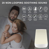 White Noise Baby Sleep Sound hine Colorful Night Lights 28 Soothing Sounds 30min/60min/90min Timer