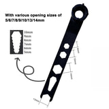 Thickened Carbon Steel Four-Jaw Multifunctional Angle Grinder Grinding hine Accessories Hexagonal Wrench
