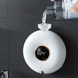 1pc Automatic Foam Soap Dispenser with LED Display and Infrared Sensor - Easy and Convenient Hand Washing Solution for Your Home , Bathroom Accessories