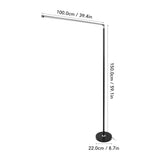 Standing Reading Light 100cm Light Source Length Adjustable Floor Light 3 Color Temperatures 3300K‑6500K for Eyelashes