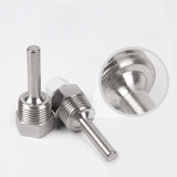 10mm Outer diameter 100mm ThermowellThread 1/2" (DN15) Stainless Steel 304 Waterproof Solar Temperature Sensor