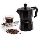 1pc Classic Stovetop Espresso And Coffee Maker, Moka Pot For Italian And Cuban Café Brewing, Greca Coffee Maker