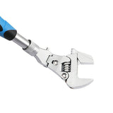 5 In 1 Torque Wrench 10 Inch Adjustable Ratchet Wrench 180 Degree Folding Spanner Household Hand Tool Workshop Maintenance