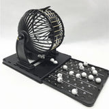 Family Lotto Traditional Bingo Game Set Educational Games Deluxe Lucky Ball hine for Home Travel Holiday Bar Party