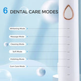 Multi-function Facial Cleanser Lift Face-lifting Beauty Stick Soft Bristle Electric Toothbrush Teeth Cleaning Whitening Portable