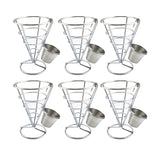 Basket Single Head Rack French Fries Cups Fried Chicken Cooked Food Display Stand