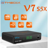 Gtmedia V7 S5X DVB-S/S2/S2X HEVC H.265 Satellite Receiver 1080P Full HD with USB WIFI or 3g modem BISS auto roll