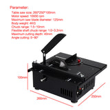 220V Multifunctional Electric 1200W Desktop Circular Cutter Aluminium Wood Plastic Cutting Mini Table Saw