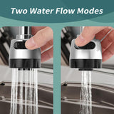 Replacement Kitchen Sink with 360 Degree Rotatable Sprayer Flexible Spout RV Bathroom Faucet Set