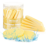 50Pcs Compressed Wash Natural Sponge Pad For Washing, Makeup Removal Cleansing Face Cleaning Tools