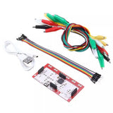 Alligator Clip Jumper Wire + Standard Controller Board Kit Replacement Spare Parts For Makey For Child's Gift Main Control Board