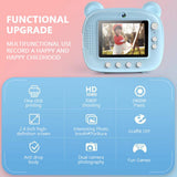 Children Digital for Kids Thermal Print Instant Photo Printing Camera Video Toys+32G Memory Card