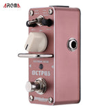 Aroma Pitch Shift Mini Electric Guitar Accessories Footswitch Pedal Analog Detune Guitar Processor Multi Effect Synthesizer