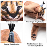 Floppa 8In Caracal Chubby Pillow Cat Stuffed Animal Plush Toy For Kids, Anime Fan Gifts, Party Decoration