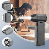 Air 130000rpm Handheld Mini Industrial Booster Violent Turbo Jet Fan Dust Blower Cleaning Tool Type-C