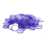 100Pcs/lot Plastic Poker Chips Bingo Board Games Markers Tokens Kids Counting Toy Family Club Party Supplies