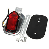 Top-2X Universal Motorcycle Light Bulb Mount Plate Turn Signal Rear Tail Brake Stop Lamp For Choppers Cruisers Classic