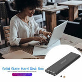 M2 SSD Hard Case NVME PCIe Enclosure M.2 to USB Type C 3.1 GEN2 M Key Adapter for Laptop Computer Family Office Meeting