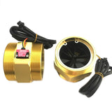 Aluminum Alloy Housing DN80 Hall Water Sensor 3-Inch External Tooth Turbine w Meter