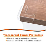 20 Pack Parts Guards Clear Corner Protectors Stop Child Head Injuries Tables, Furniture & Sharp Corners (L-Shaped)