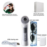 Facial Cleaner Device Photon rejuvenation whitening Beauty tool ion nutrition conducting Ultrasonic Massager