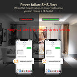 SMS GSM 4ch remote Relay Switch Controller KL4-GSM Gate Door Opener Support Temperature Humidity Monitor Power Fail Alarm