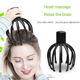 Electric head comb octopus claw scalp acupuncture point massage apparatus shock vibration neck massager