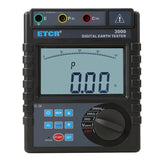 Range 0.01ohm~2000ohm  ETCR3000 Earth Ground Resistance Tester ----RS232 Interface