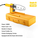 Pipe Welding Machine 600/800/1000/1200W 20-110mm Pipe Soldering Iron Plastic Welding Tool PP/PPR/PB/PE Tube Heating Hot Melt Tool