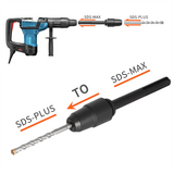 To Plus Adapter, Chuck Conversion for SDS Max Hammers Impact Drill Converter Quick Tool Black