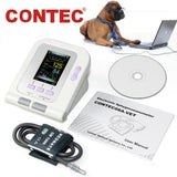 Veterinary Blood Pressure Monitor CONTEC08A-VET VET Clip SPO2 with small cuff for Animal Patients and Software Sphygmomanometer