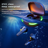 New PRO80 Stereo Bluetooth Headset TWS5.1 Intelligent Touch LED Digital Display Cool Breath Light Game
