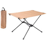 Foldable Aluminum Alloy with Carry Bag Camping Desk Outdoor Table for Travel Garden BBQ Fishing Backpacking