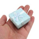 12pcs BlueJewelry Ring Earrings Bangle Boxes Cutely Small Gift Box
