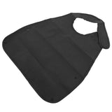 Black Waterproof Soft Apron Adult Bibs Long Clothing Protector Elderly dinner Feeding Bib Daily Necessities Wearable