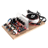 DIY Modified 200W Audio Power Amplifier - Aluminum Plate Stereo Digital Amplifier with USB for HiFi Speaker - US Plug