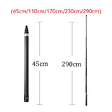 Camera Selfie Stick For Insta360 X3 One X2/Rs/X/R/MAX Multifunctional Panoramic Camera Silver