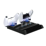 Station Solution Efficient Gaming Console Charging Dock Ps5 Slim Multifunctional Controller Charger for Gamers