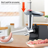 Electric Grinder - Heavy Duty Meat Mincer and Stuffer Maker with Sausage Grinder Plates for Home Kitchen.