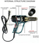 2000W hot air gun KIT set LCD Display Temperature and wind speed control Hot Air Heat Gun for Soldering Thermal Blower