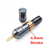 New Max Tattoo hine Powerful Coreless Motor Lithium Battery LED Display for Permanent MakeUp 3.5mm 4.0mm Stroke